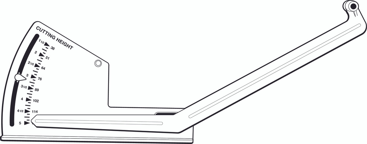 Oregon Equipment Parts 42-095 Gauge  Deck Leveling[61]