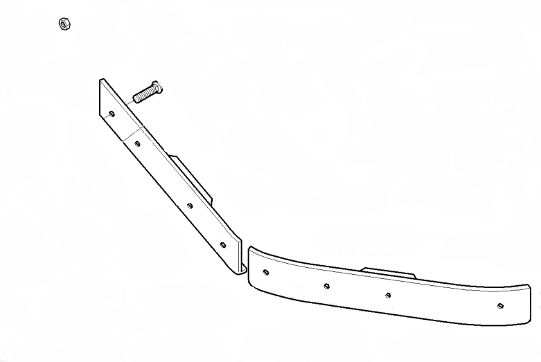 Simplicity 1686690SM Deck Baffle Kit-44