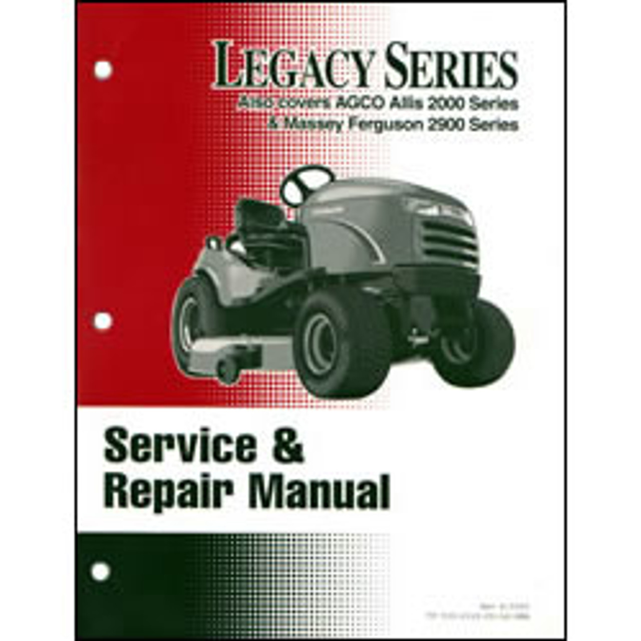 Simplicity Legacy Series Tractor Repair Manual 500-2318