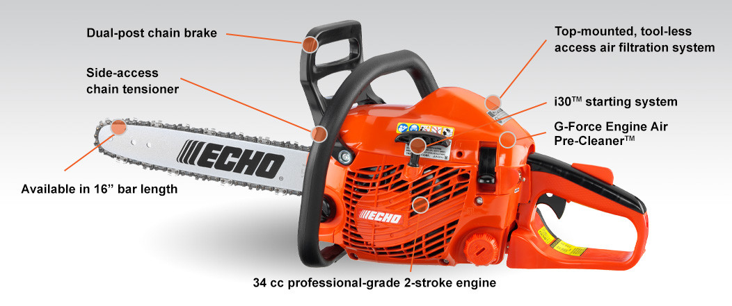 Echo CS-352-16 34 cc Chainsaw