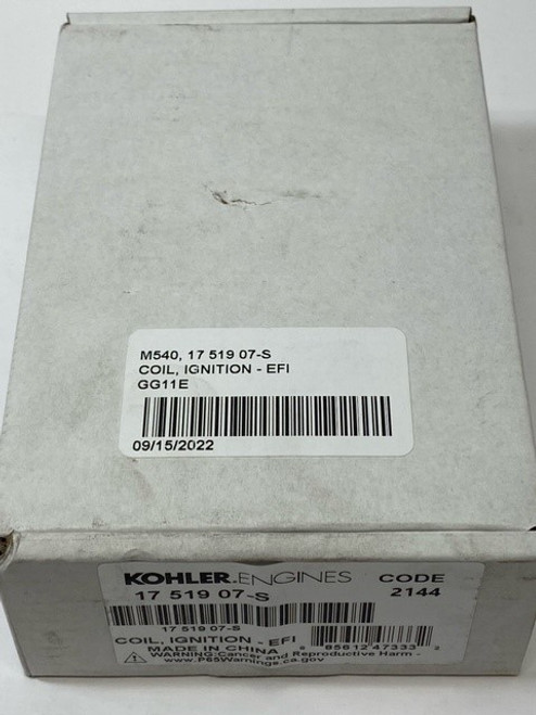 Kohler 17 519 07-S Coil, Ignition - Efi