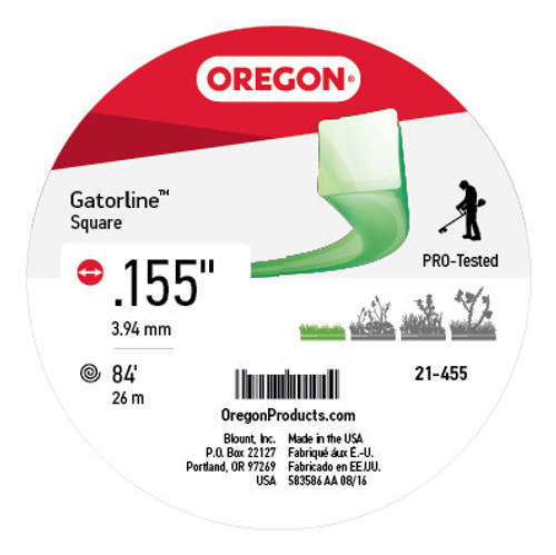 Oregon Equipment Parts 21-455 Gatorline  Square .155 1Lb Don