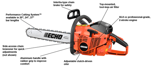 Echo CS-680-24 66.8 cc Chainsaw