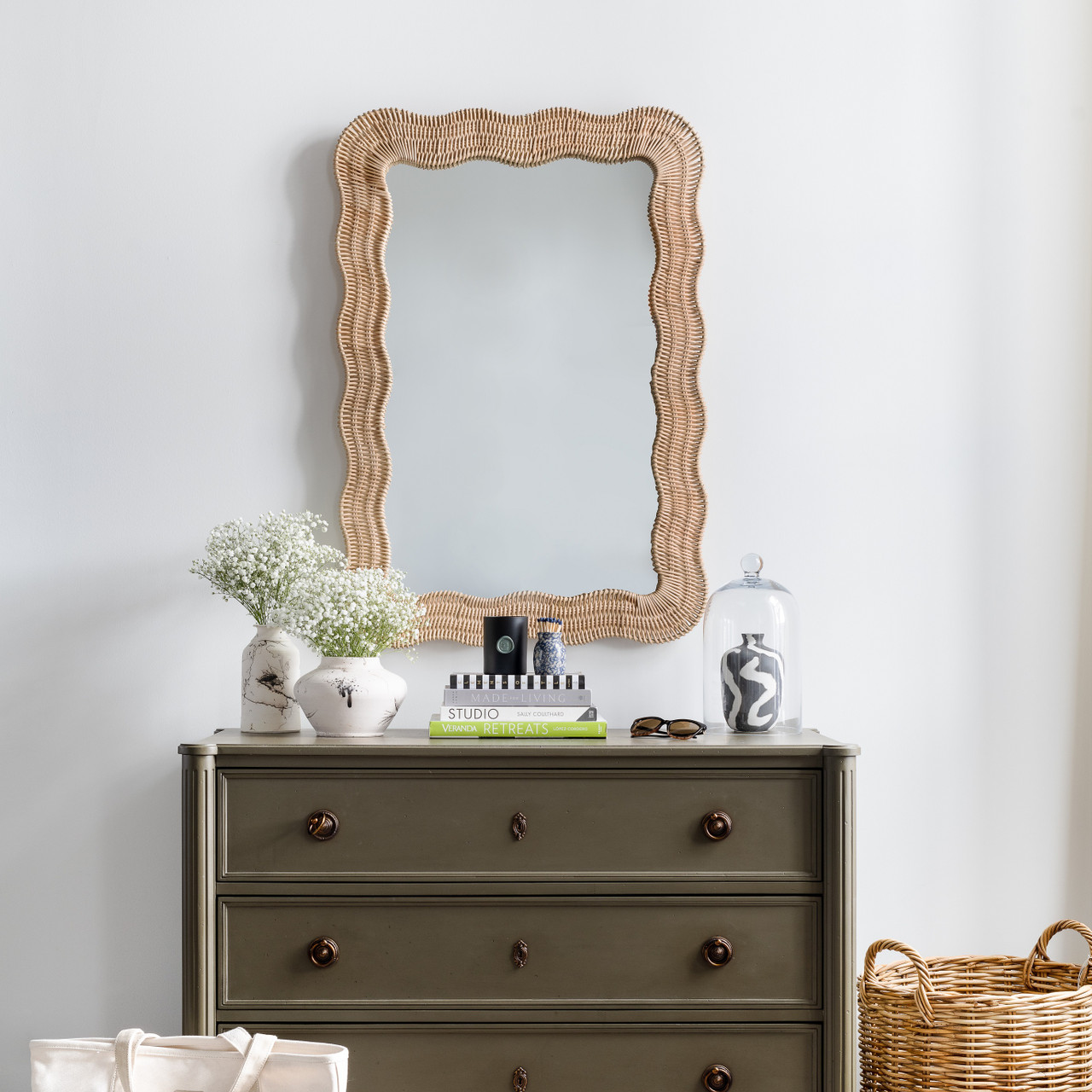 Cooper Classics x Erin Gates Scalloped Linden Mirror - Cooper Classics