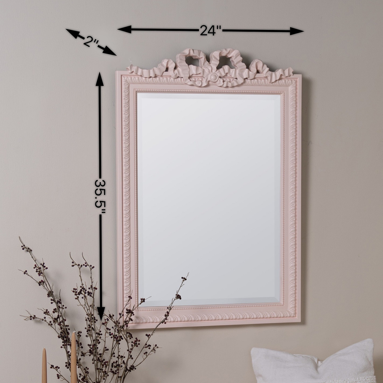 Cooper Classics x Caitlin Wilson Clarence Pink Wall Mirror