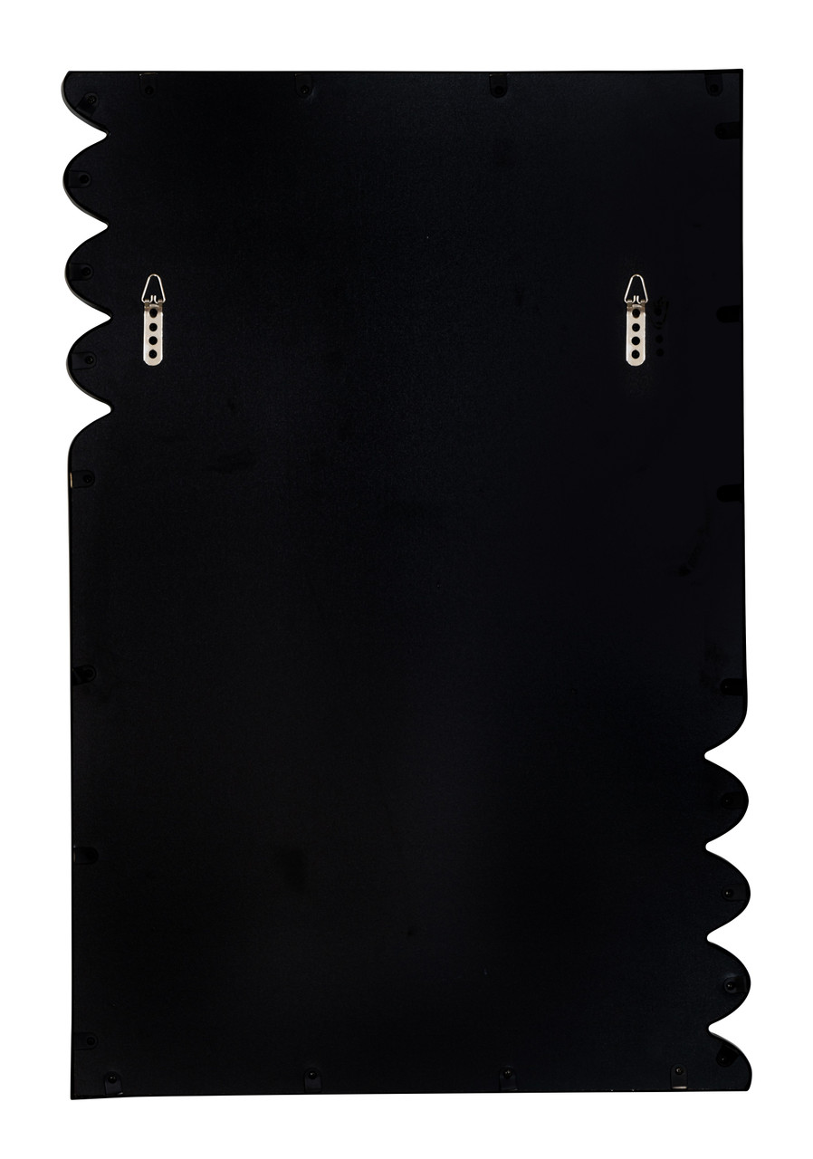 Lacon Black Metal Wall Mirror - Cooper Classics