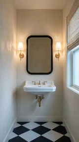 Brixten Black Wall Mirror