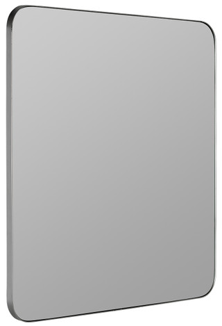 Hailey Silver Square Mirror - Cooper Classics