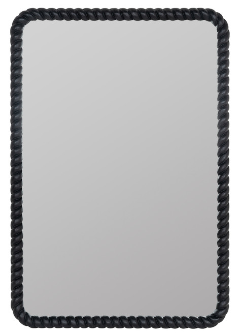 Eva Black Rectangle Mirror