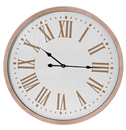 Paige Natural Wall Clock