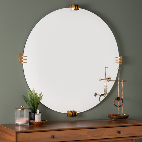 Aubrey Gold Wall Mirror