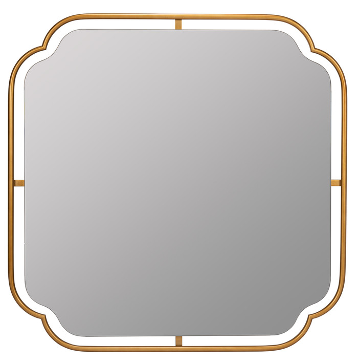 SEBASTIAN GOLD SQUARE MIRROR