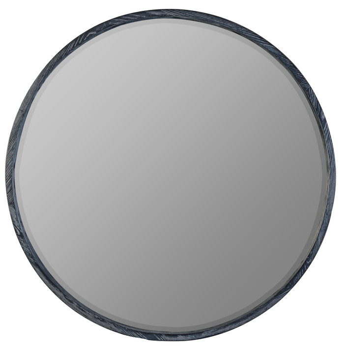 Parson Wall Mirror - Aged Blue Gray