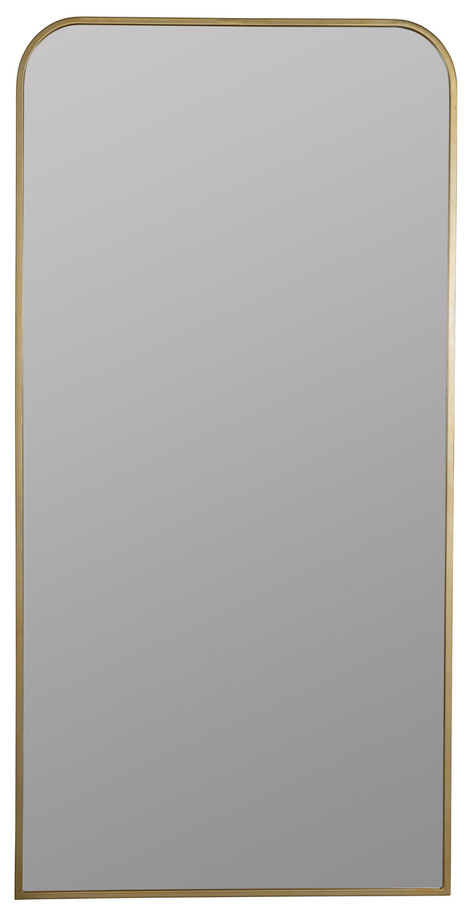 Amberly Gold Floor Mirror