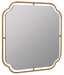 SEBASTIAN GOLD SQUARE MIRROR