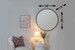 Lia Natural Round Wall Mirror