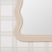 Frances Natural Linen Wall Mirror