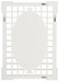 Bria Hammel x Cooper Classics Garden Mirror in White