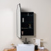 Simone Black Medicine Cabinet