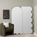 Denver Black Floor Mirror