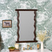 Livia Dark Wood Wall Mirror