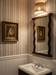 Livia Dark Wood Wall Mirror