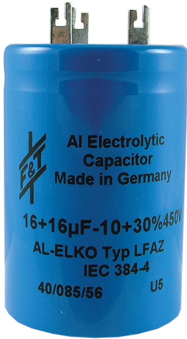 F&T Multi-section Electrolytic Capacitor physical Capacitors F&T
