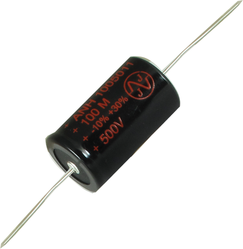 JJ Electronics 500V Axial Electrolytic Capacitor physical Capacitors JJ Electronics