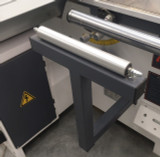 Infeed table rollers as standard