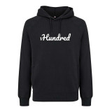 SWEATSHIRTS 1/Hundred Ash Black & White Hoodie 