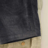 STUDIO COLLECTION Corduroy Shorts | Navy & Pale Khaki | STUDIO Collection 