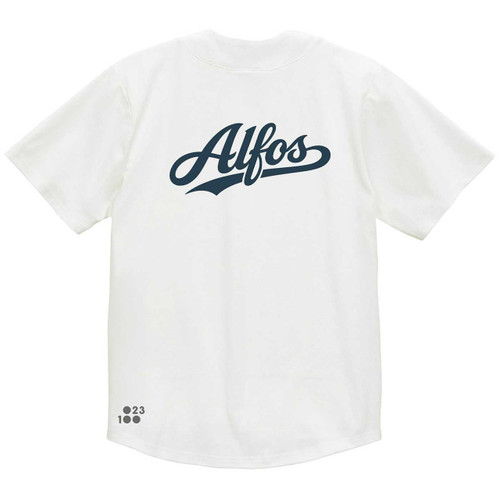 LIMITED EDITION ALFOS x 1 of 100 Japanese Baseball Shirt | White 