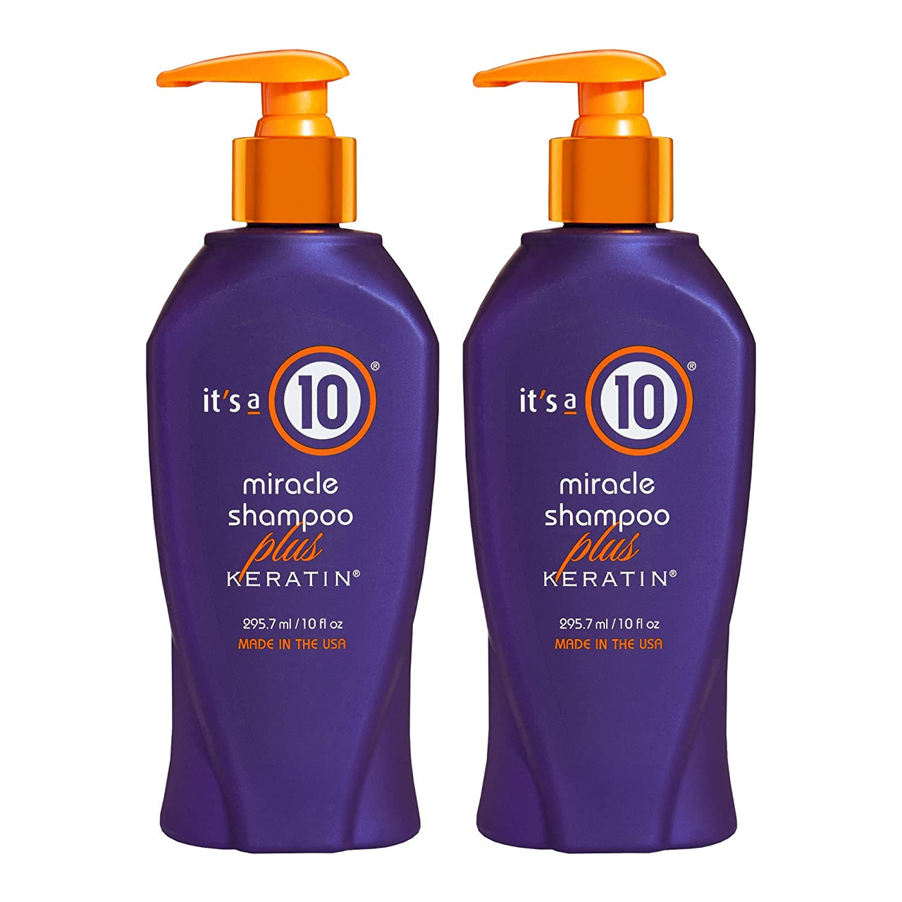 It's A 10 Miracle Shampoo Plus Keratin 10 Oz - 2 pack - Clear