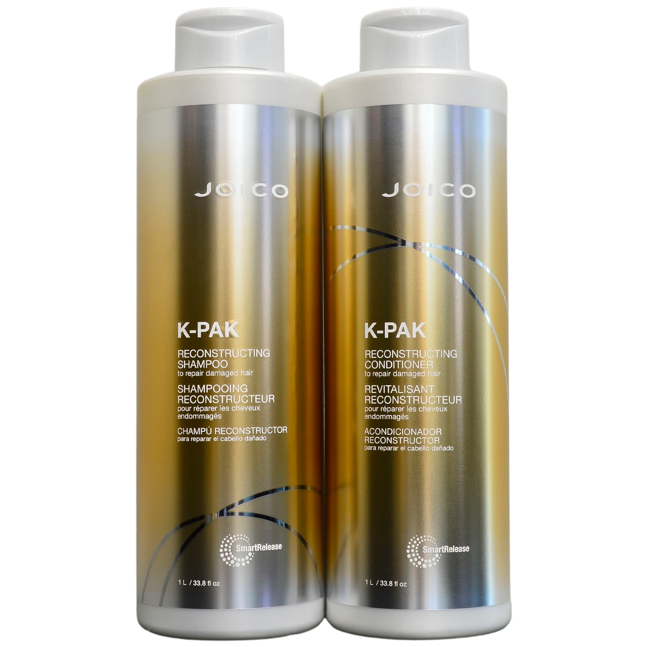 Joico K-Pak Color Therapy Duo- 1L Joico K-PAK Reconstructing Shampoo & Conditioner - Planet Beauty main image 3