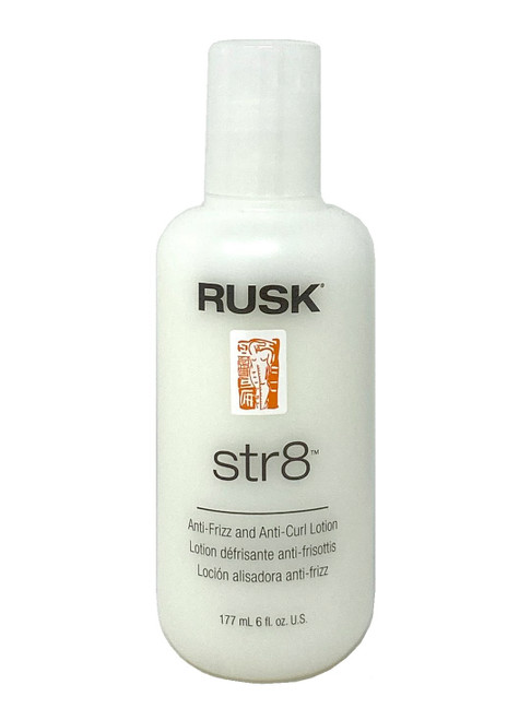 Rusk Str8 Anti-Frizz and Anti-Curl Lotion 6 oz