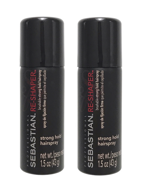 Sebastian Re-Shaper Brushable Strong Hold Hairspray 1.5 oz Pack of 2