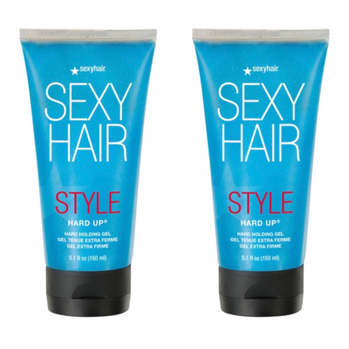 Style Sexy Hair Hard Up Holding Gel 5.1 oz (9 Shine + 10 Hold) Pack of 2