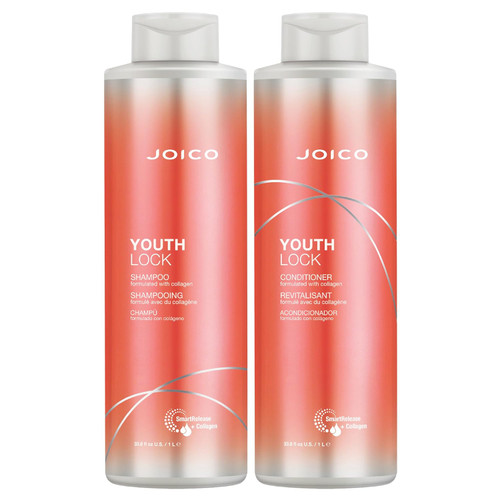 Joico YouthLock Shampoo & Conditioner 33.8 oz Duo