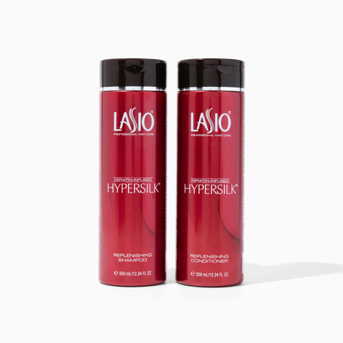 Lasio Keratin-Infused Hypersilk Replenishing Shampoo & Conditioner 12.34oz