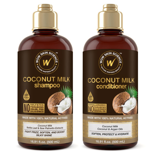 WOW Skin Science Coconut Milk Shampoo & Conditioner Duo 16.9 oz