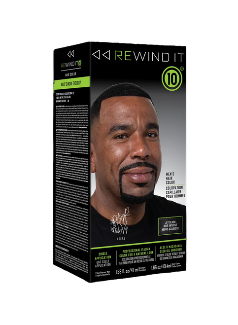 REWIND IT 10 Jet Black Men's Hair Color