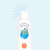 Florida Squeezed SPF 30 Sunscreen Spray, Non-Aerosol Continuous Spray with Vitamin E, Broad Spectrum UVA/UVB Protection, Lightweight Feel, Water Resistant, Free from Parabens & Phthalates