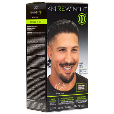 Rewind Man REWIND IT 10 Medium Brown Men's Hair Color - Clear Beauty Co