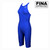 YINGFA 925-2 BLUE WOMEN'S SHARK SCALE TECHNICAL SWIMSUITS -Fina Approved