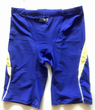 6971-5 Men Swim Jammers -Blue/Yellow