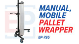 ​EP-795 Wide Web Vertical Pallet Wrapper.