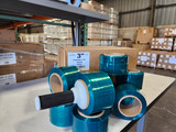 GRN03 is our 3" x 80ga x 1000' Green Cast Banding Film