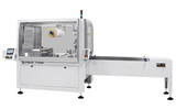 ​SMIPACK FW550 - Flow Pack Machine with rotary sealing and upper film roll.