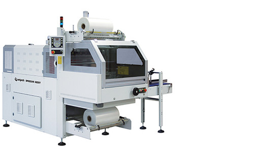 Smipack BP800AR 280ST Monoblock Automatic Shrink Wrapper with 90° Infeed and Sealing Bar