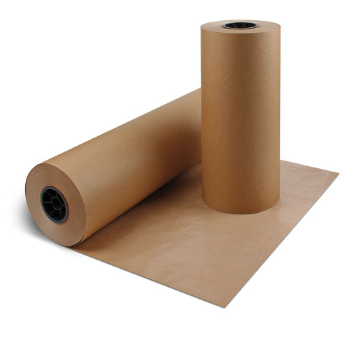 36" x 50# x 600' Kraft Paper Roll